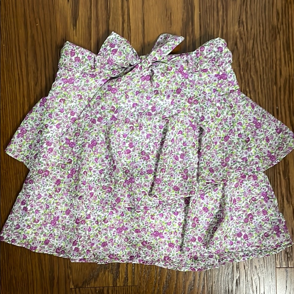 Amy Byer Floral Skirt - Pink and Green